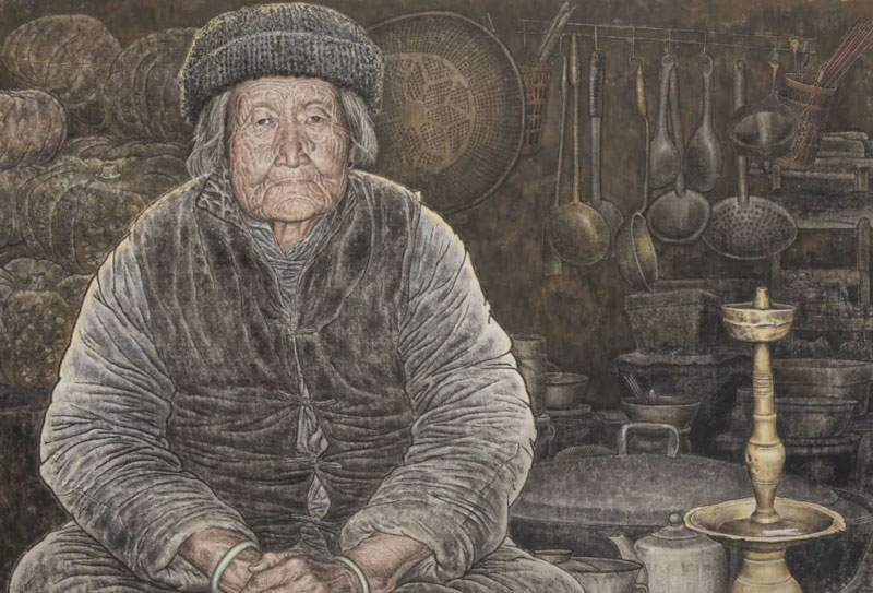 中國美術(shù)家協(xié)會(huì)會(huì)員、一級(jí)美術(shù)師王有政國畫人物作品欣賞